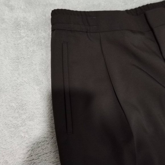 Reiss Trousers Mens 34 (34x28) Dark Aubergine Wool Nakata Drawstring Relaxed - Picture 12 of 16